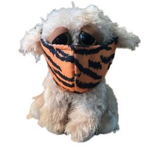 KID'S "LITTLE RAWR" TIGER PRINT FACE MASK